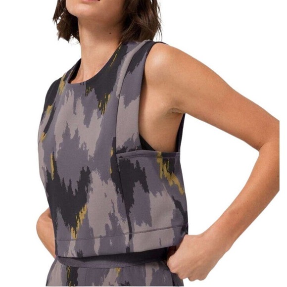 Lululemon x Robert Geller Take the Moment Women’s Purple Workout Crop Top M/L - Picture 1 of 9